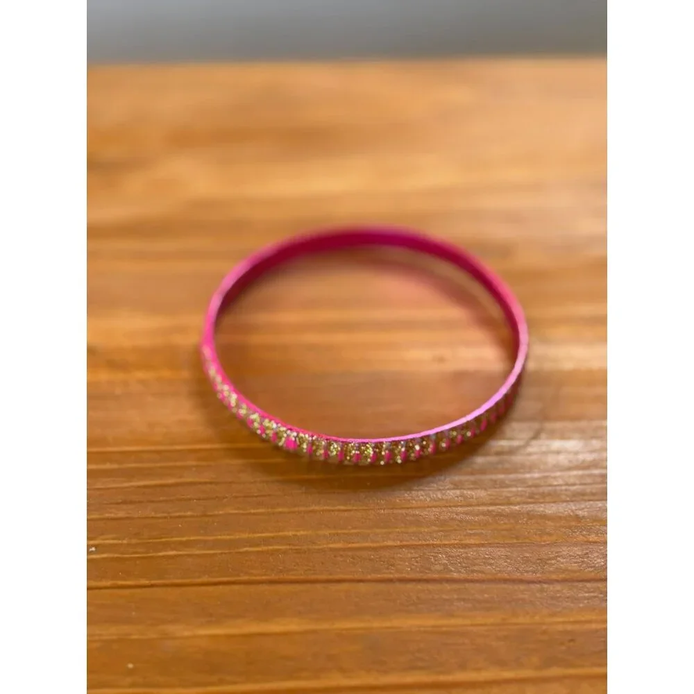 Pink Rhinestone Bangle 1PC - Picture 4 of 5